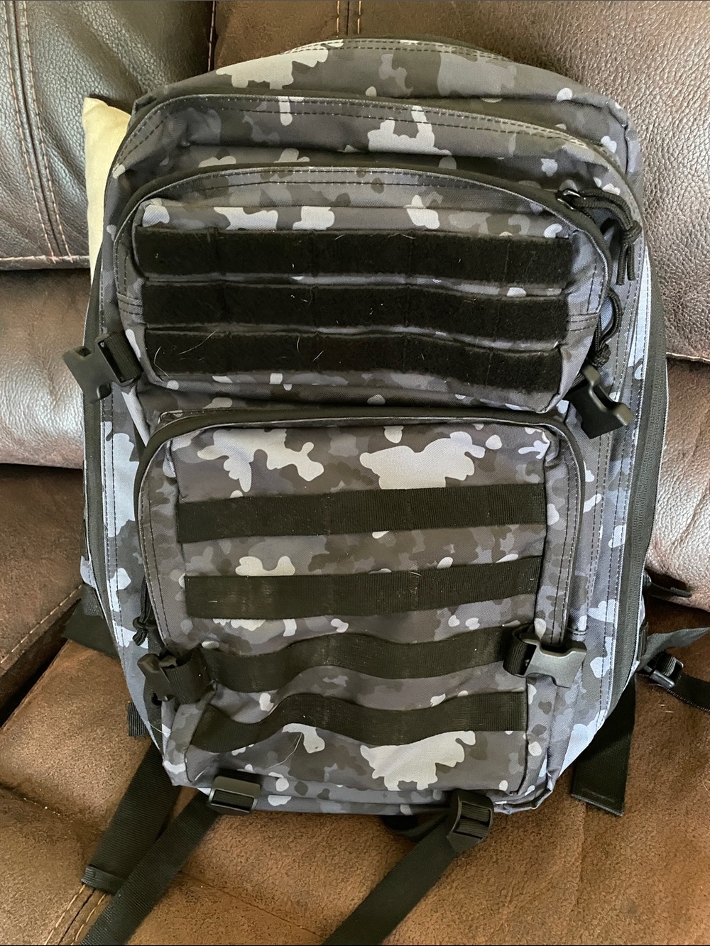 Tactical Camo Men's Backpack - Gray Camo